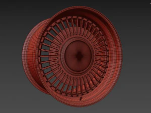 Toyota Century custom wheel 3D Model