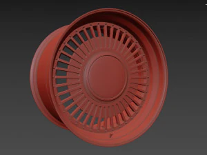Toyota Century custom wheel 3D Model