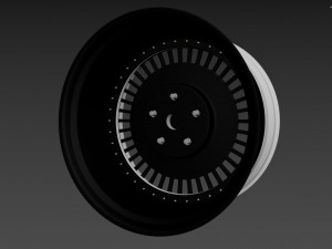 Toyota Century custom wheel 3D 모델