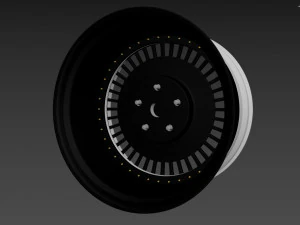 Toyota Century custom wheel 3D Model