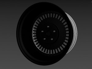 Toyota Century custom wheel 3D 모델