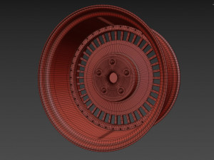 Toyota Century custom wheel 3D 모델
