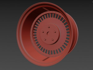 Toyota Century custom wheel 3D 모델
