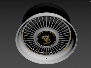Toyota Century custom wheel 3D 모델