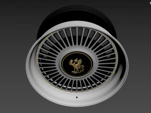 Toyota Century custom wheel 3D Model