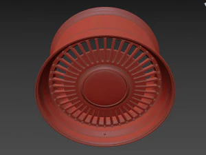 Toyota Century custom wheel 3D Model