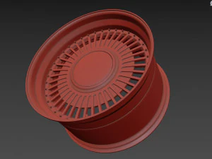 Toyota Century custom wheel 3D Model