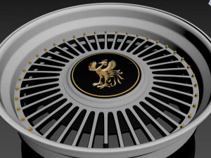 Toyota Century custom wheel 3D Model