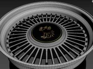 Toyota Century custom wheel 3D 모델