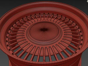 Toyota Century custom wheel 3D Model