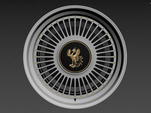 Toyota Century custom wheel 3D 모델