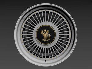 Toyota Century custom wheel 3D Model