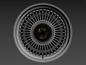 Toyota Century custom wheel 3D Model