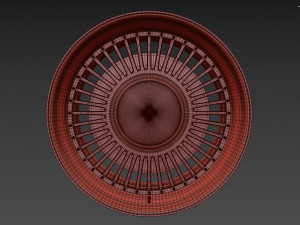 Toyota Century custom wheel 3D 모델