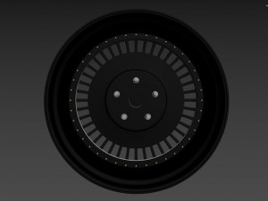 Toyota Century custom wheel 3D 모델