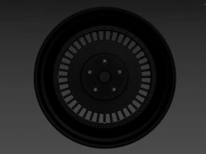 Toyota Century custom wheel 3D Model