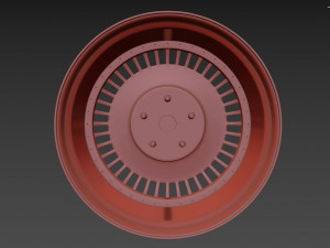 Toyota Century custom wheel 3D 모델