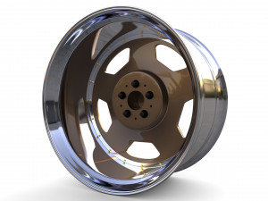 Mercedes-Benz Monoblock Custom Wheel Modelo 3D