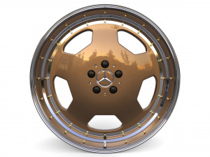 Mercedes-Benz Monoblock Custom Wheel Modelo 3D