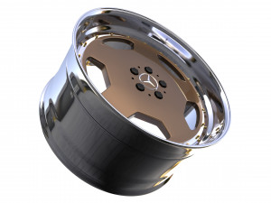 Mercedes-Benz Monoblock Custom Wheel Modelo 3D