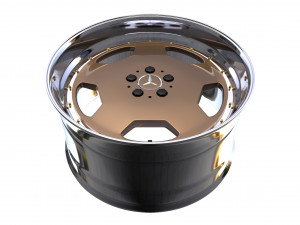 Mercedes-Benz Monoblock Custom Wheel Modelo 3D