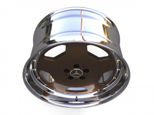 Mercedes-Benz Monoblock Custom Wheel Modelo 3D