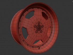 Mercedes-Benz Monoblock Custom Wheel Modelo 3D