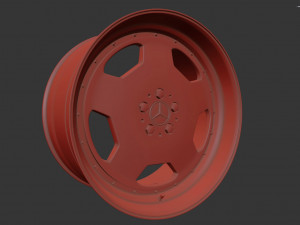 Mercedes-Benz Monoblock Custom Wheel Modelo 3D