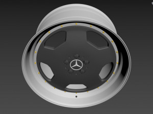 Mercedes-Benz Monoblock Custom Wheel Modelo 3D