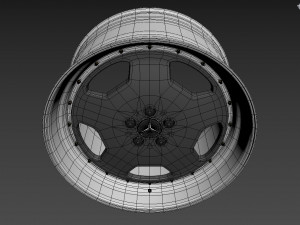Mercedes-Benz Monoblock Custom Wheel Modelo 3D