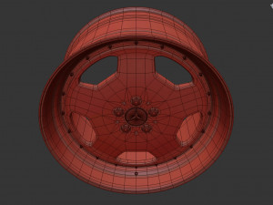 Mercedes-Benz Monoblock Custom Wheel Modelo 3D