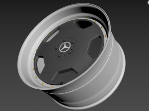 Mercedes-Benz Monoblock Custom Wheel Modelo 3D