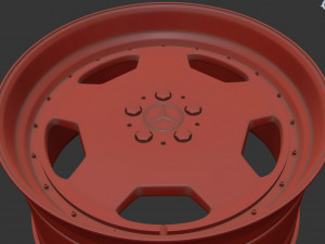 Mercedes-Benz Monoblock Custom Wheel Modelo 3D