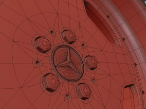 Mercedes-Benz Monoblock Custom Wheel Modelo 3D
