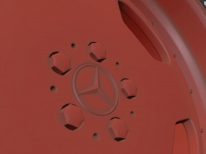 Mercedes-Benz Monoblock Custom Wheel Modelo 3D