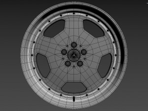 Mercedes-Benz Monoblock Custom Wheel Modelo 3D