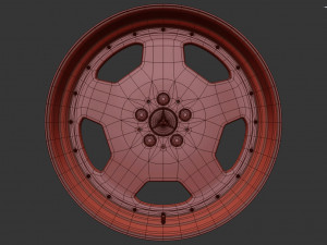 Mercedes-Benz Monoblock Custom Wheel Modelo 3D