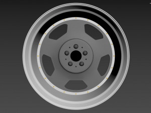 Mercedes-Benz Monoblock Custom Wheel Modelo 3D
