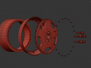 Mercedes-Benz Monoblock Custom Wheel Modelo 3D