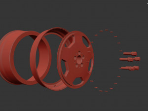 Mercedes-Benz Monoblock Custom Wheel Modelo 3D