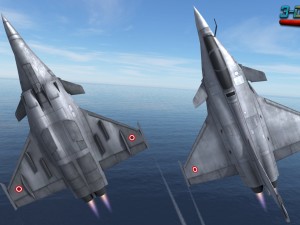 mobile low poly dassault rafale Model 3D