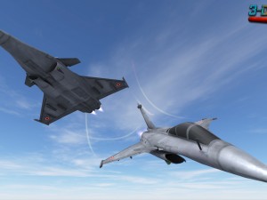 mobile low poly dassault rafale Model 3D