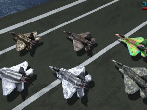mobile low poly f22 raptor Modèle 3D