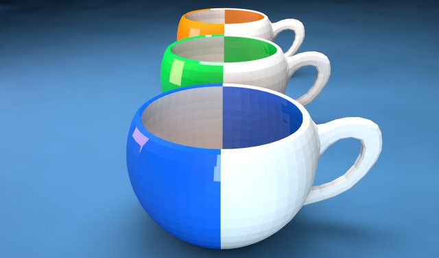 cupset 3D Model .c4d .max .obj .3ds .fbx .stl .blend