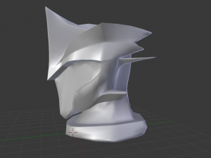 knockout head 3D 模型