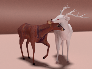 deers alby and fama 3D 模型