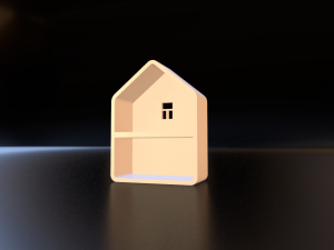 miniature house-box print 3D 打印模型