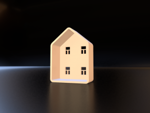 miniature house-box print 3D 打印模型