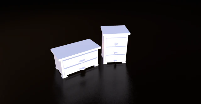 bedsidetables print ready 3D Print Model .c4d .max .obj .3ds .fbx .stl .blend 