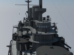 borodino battleship Modelo 3D